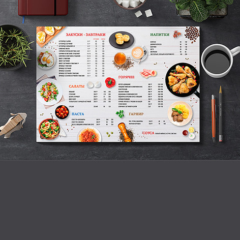 Меню для баров и ресторанов