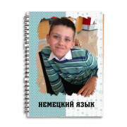 Фототетрадь А5 (в клетку, 80 стр. пруж. сбоку)